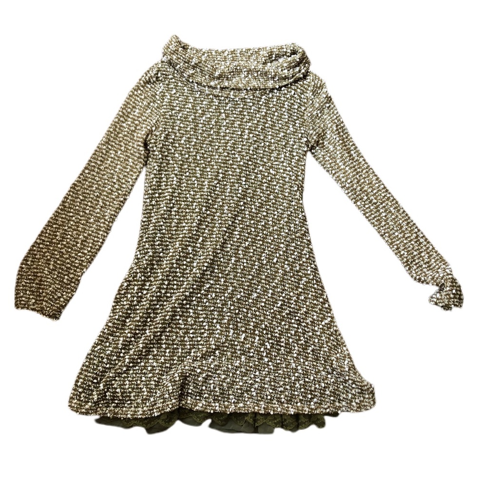 Altar'd State Green/White Dress Size L